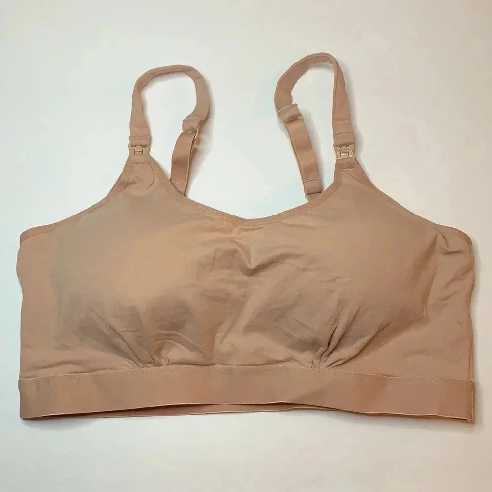 Arabella Nursing Maternity Bralette Tan XL